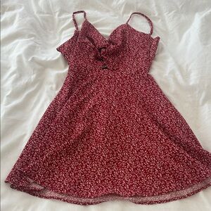 Floral Red Sundress
